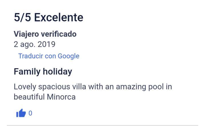 Villa Sirena Cala'N Blanes  Eksteriør bilde